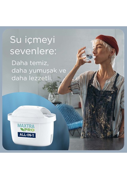 Maxtra Pro All-In-1 Su Arıtma Filtresi 3’lü