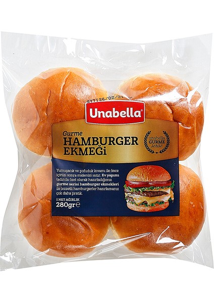 Gurme Hamburger Ekmeği 4'lü