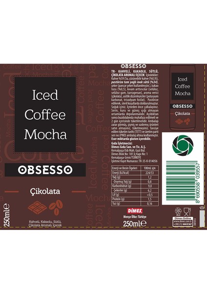 Mocha Iced Coffee 250 ml