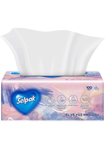 El ve Yüz Havlusu 100'LÜ