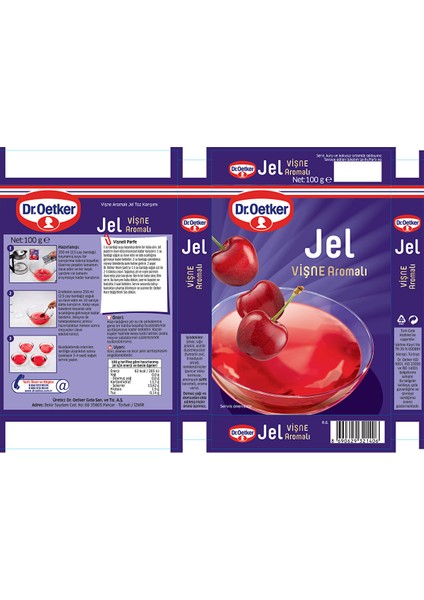 Jel Vişne Aromalı 100 G