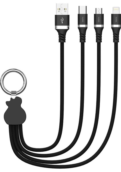 XCC8400 X-Trio Trio USB A-Cable 3 In 1
