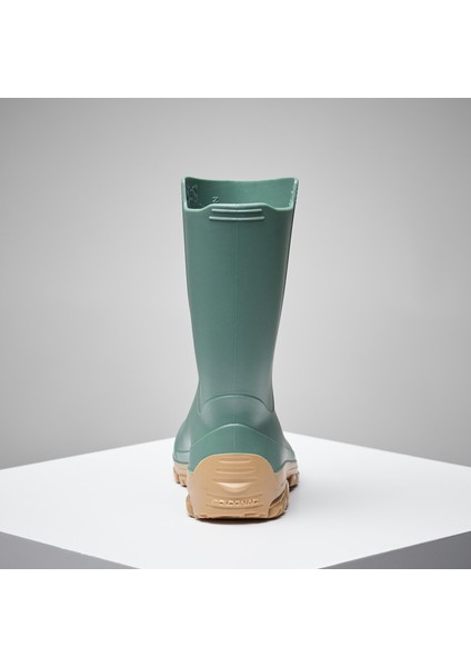 Çocuk Kısa Yağmur Çizmesi - Yeşil - Avcılık ve Doğa Gözlemi - 100 modelleri