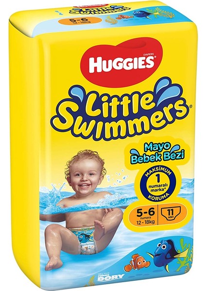 Little Swimmers Mayo Bebek Bezi 5-6 Numara 12-18 kg 11'li