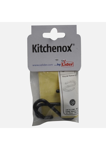 Kitchenox Kanca Küçük Mat Siyah Çift fiyatları