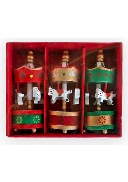 Minik Cauresel Dekor 3'lü 8 cm