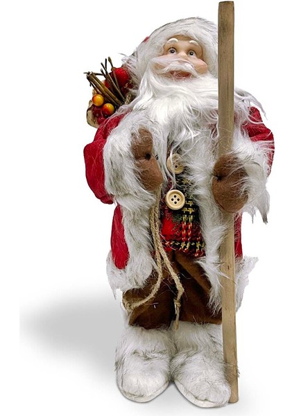 Yılbaşı Noel Baba Figürü 30 cm