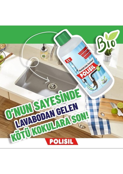 Polisil Biyolojik Gider Temizleyici 500 ml fiyatları
