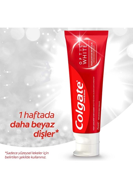 Optic White Parıldayan Beyazlık Beyazlatıcı Diş Macunu 75 ml fiyatları