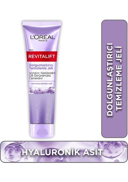 L'oréal Paris Revitalift Hyaluronik Asit Dolgunlaştırıcı Temizleme Jeli 150 ml