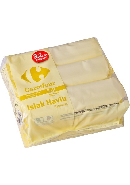 Islak Havlu Papatyalı 3X60 Adet