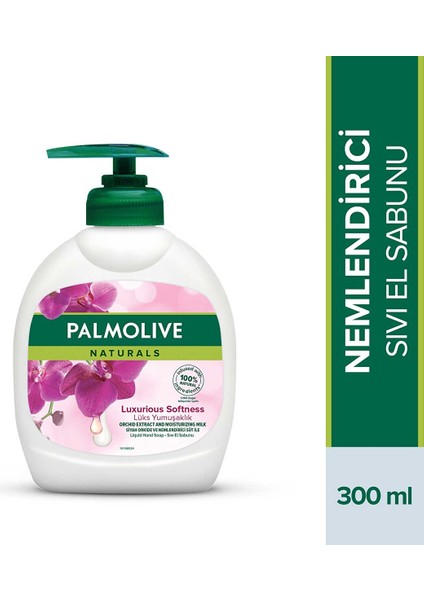 Naturals Siyah Orkide Ipeksi Yumuşaklık Nemlendirici Sıvı El Sabunu 300 ml