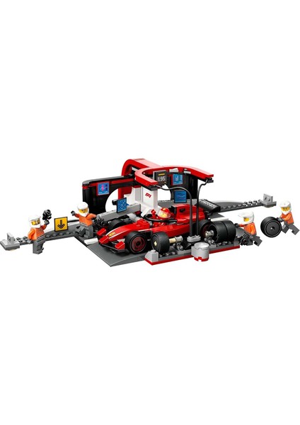 ® 60443 City Ferrari Arabalı F1 Pit Stop ve Pit Ekibi