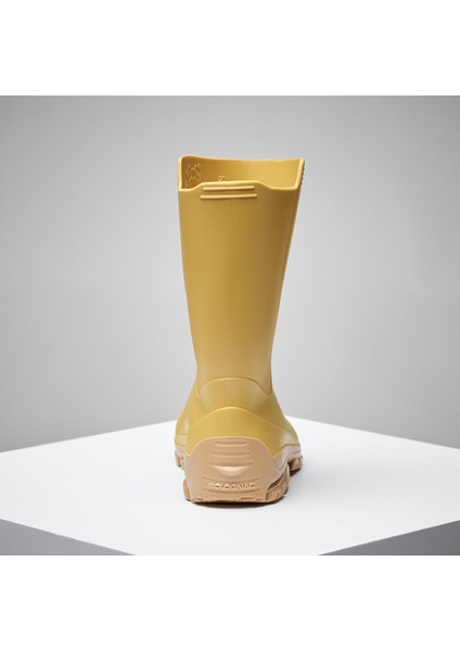 Çocuk Kısa Yağmur Çizmesi - Sarı - Avcılık ve Doğa Gözlemi - 100 fırsatları