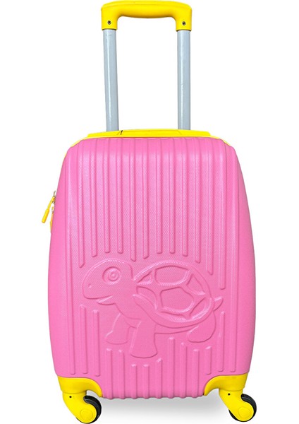 Çocuk Valizi Pembe Kabin Boy