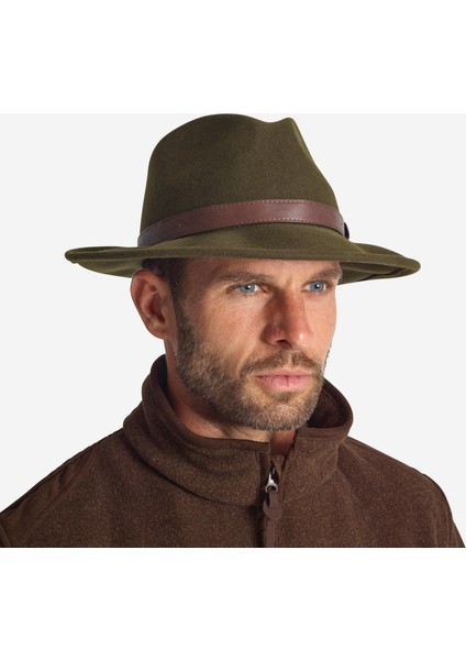 Fötr Şapka - Avcılık ve Doğa Gözlemi - Yeşil - 100