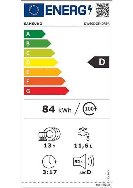 DW60DG540FSR 4 Programlı Bulaşık Makinesi fiyatları