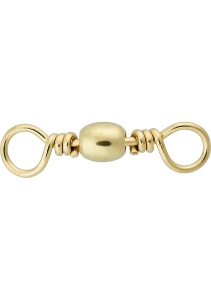 Paslanmaz Fırdöndü - Balıkçılık - 10 Adet - Swivel Brass