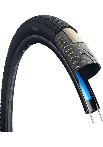 Roadprotect 28 × 1,85 Yumuşak Damaklı Bisiklet Dış Lastiği