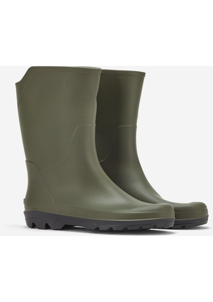 Erkek Kısa Yağmur Çizmesi - Yeşil - Avcılık ve Doğa Gözlemi - Land 100 fiyatları