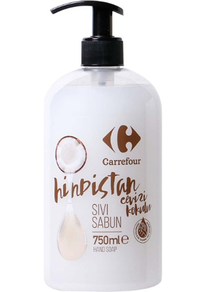 Hindistan Cevizi Kokulu Sıvı Sabun 750 ml
