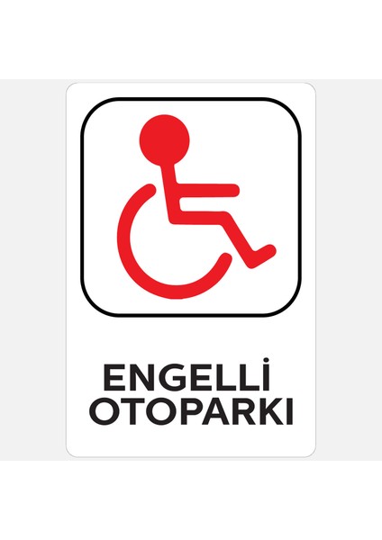 Ekstrafix YUL-331 16X24CM Engelli Otoparkı