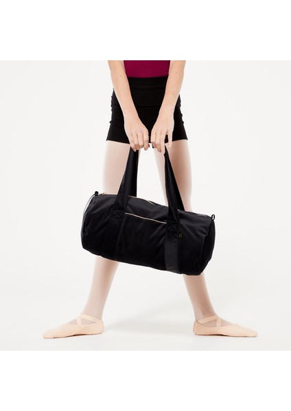 Çocuk Silindir Kadife Dans Spor Çantası - 15 L - Siyah modelleri