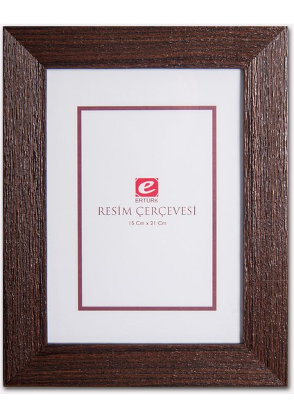 Ertürk Ceviz Ağaç Kabuğu Resim Çerçevesi 15X21 cm