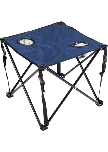 Katlanır Kare Kamp Masası Lacivert 47 cm