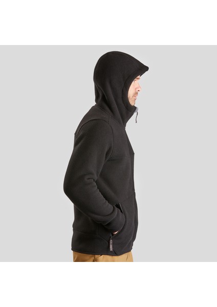 Erkek Sıcak Tutan Outdoor Polar Mont - Siyah - NH500 modelleri