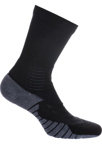 Basketbol Çorabı - Unisex - 2 Çift - Siyah - SO900