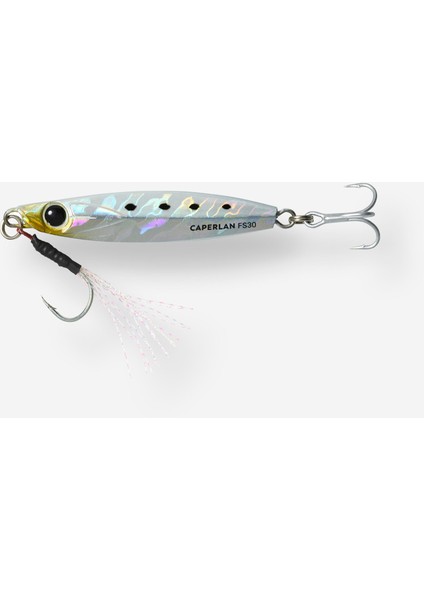 Asist Iğneli Jig - Balıkçılık - 30 G 65 mm - Beyaz - Biastos Fast Assist
