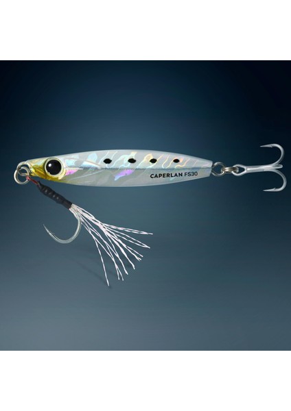 Asist Iğneli Jig - Balıkçılık - 30 G 65 mm - Beyaz - Biastos Fast Assist