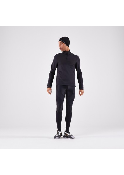 Yetişkin Dikişsiz Koşu Beresi - Siyah - Kiprun