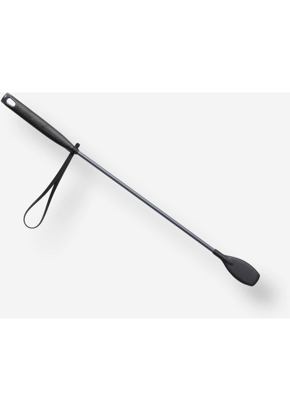 140 Uni Binicilik Kamçısı - 58 cm - Siyah / Gri