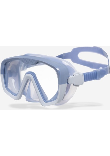 Su Altı Dalış Maskesi - Mavi - 100 Mono