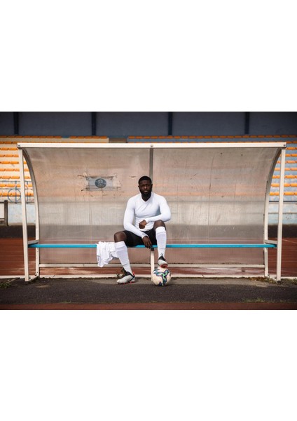 Yetişkin Uzun Kollu Termal Üst Içlik - Beyaz - Keepdry - Futbol Içliği fiyatları