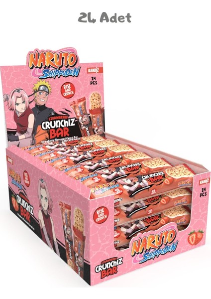 Crunchiz Bar Strawberry 26.5g 24 Adet