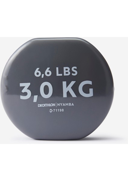 Gri 3 kg Dambıl - 2 Adet - Fitness fiyatları