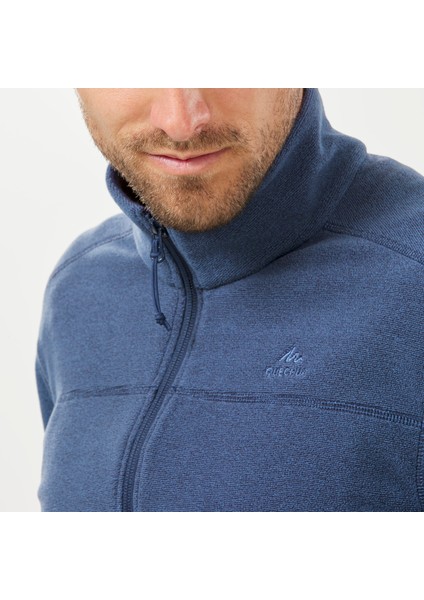 Erkek Outdoor Polar Mont - Mavi - MH100 fırsatları