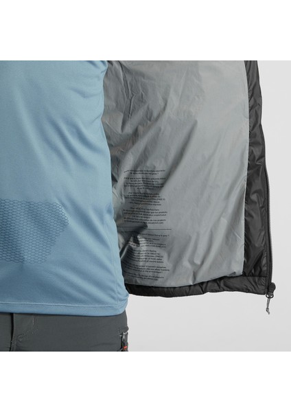 Erkek Outdoor Trekking Kapüşonlu Şişme Mont - Sentetik / Haki - MT100 -5°c indirimleri