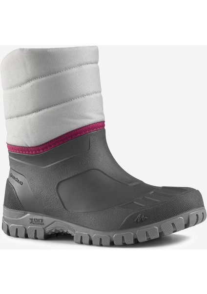 Kadın Su Geçirmez Outdoor Kar Botu - Gri - SH100 Mid