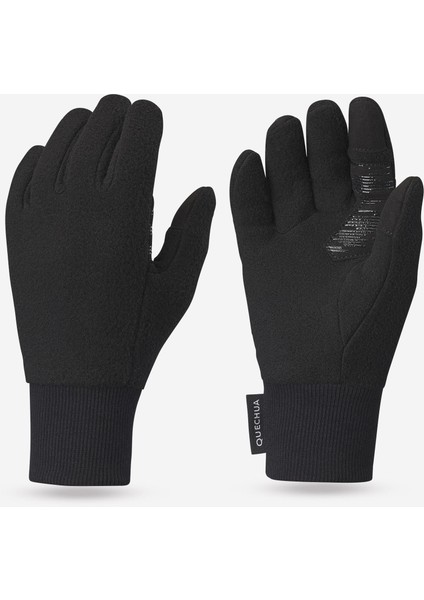 Çocuk Polar Outdoor Eldiven - 6 / 14 Yaş - Gri / Pembe - SH500 beden 10 yaş