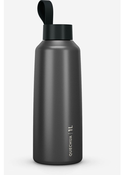 Outdoor Paslanmaz Çelik Matara - 1 L - Gri - 100