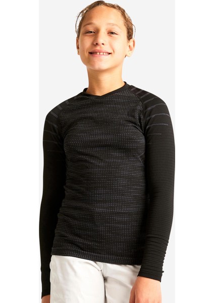 Çocuk Futbol Termal Içlik - Siyah - Uzun Kollu - Beden 7-8 yaş