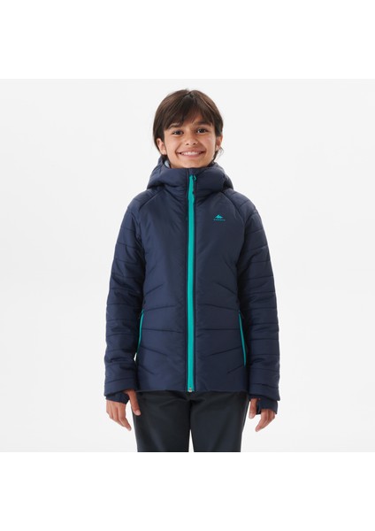 Çocuk Hibrit Şişme Mont - 7/15 Yaş - Mavi beden: 7-8 yaş
