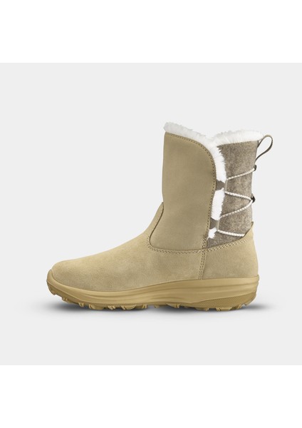 Kadın Outdoor Kar Botu - Su Geçirmez - Deri - Bej - NH500 Mid beden 39 numara modelleri
