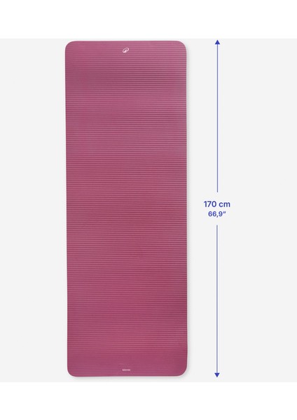 Fitness Matı - 15 mm - Bordo