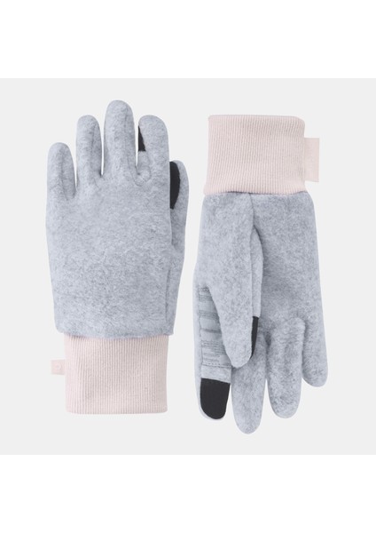 Çocuk Polar Outdoor Eldiven - 6 / 14 Yaş - Gri / Pembe - SH500 beden 10 Yaş indirimleri