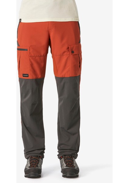 Erkek Outdoor Trekking Pantolonu - Turuncu - MT500